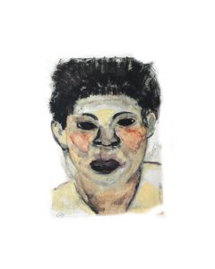 Aquarela Amarela e Cinza by Rafael Cão (25 cm x 19 cm)