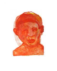 Aquarela Laranja by Rafael Cão (33 cm x 25 cm)