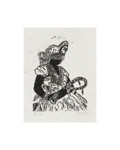 Xilogravura Nanã- Catarina Dantas "Mangarataia" (36 cm x 30 cm)