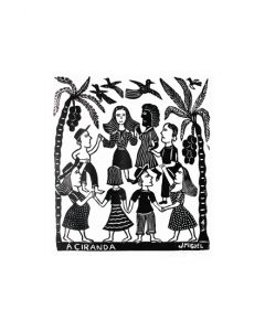 Xilogravura A Ciranda- J.Miguel (48 cm x 66 cm)
