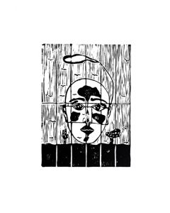 Xilogravura - Frida by Nei Vital e o Cordel Urbano (40 x 50cm)