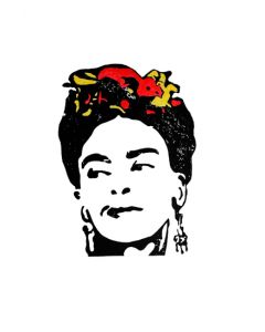Xilogravura - Frida by Nei Vital e o Cordel Urbano (40 x 50cm)