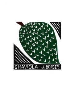 Xilogravura by J. Borges - Graviola Média (Tamanho 33 x 24 cm)