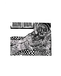 Xilogravura Morena by Nei Vital e Cordel Urbano (39 cm x 50 cm)