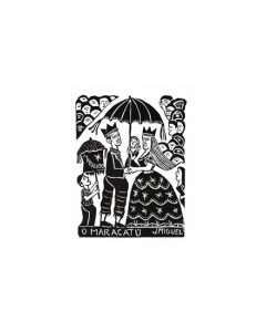 Xilogravura O Maracatú - J.Miguel (33 cm x 48 cm)
