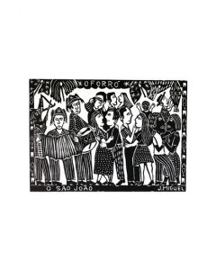Xilogravura O São João- J.Miguel (48 cm x 66 cm)
