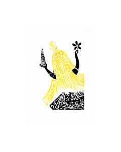 Xilogravura Iemanjá- Xilos do Benedito (42 cm x 30 cm)